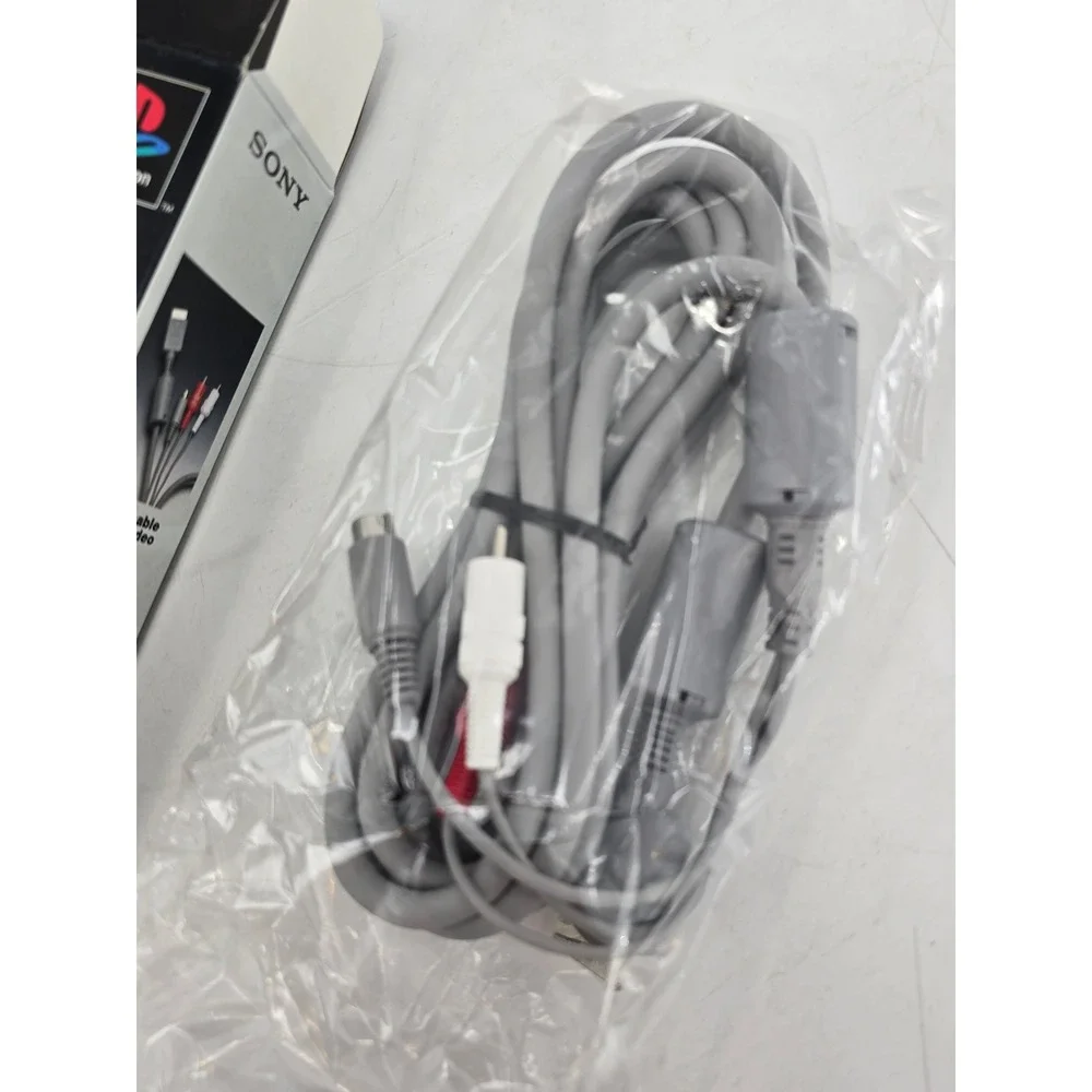 Sony PlayStation PS1 PS2 S-Video Cable 94050 SCPH-1100 Vintage OEM - NEW